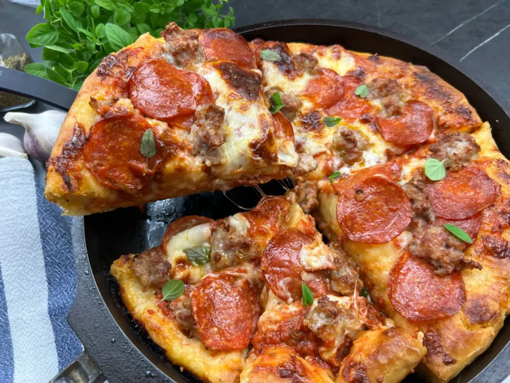 Pepperoni & Sausage Pizza recipe