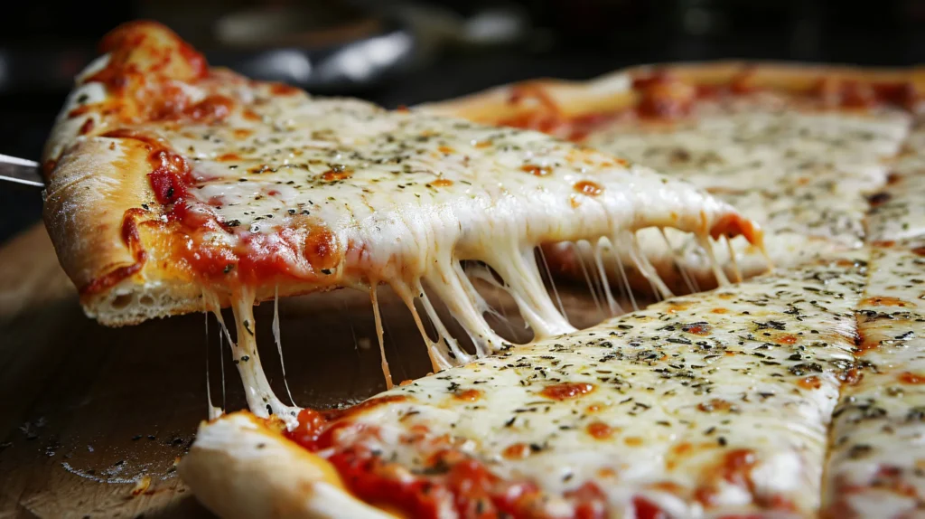 best cheeses for homemade pizza New York cheesy pizza